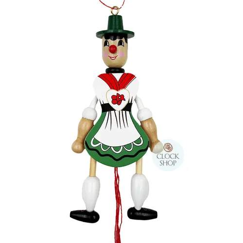 19cm Jumping Jill In Green Dress image