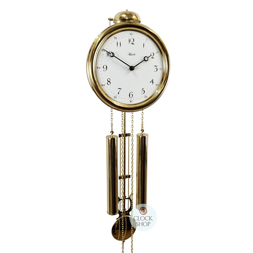 68cm Polished Brass 8 Day Mechanical Wall Clock By HERMLE image