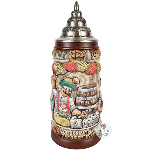 Rustic Oktoberfest Tapping The Keg Beer Stein By KING