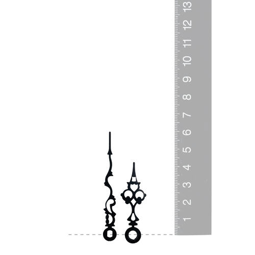 Black Serpentine Euroshaft Quartz Hands (60mm & 42mm) image