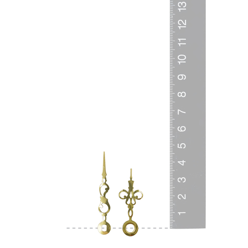 Gold Ornate Euroshaft Quartz Hands (46mm & 37mm) image