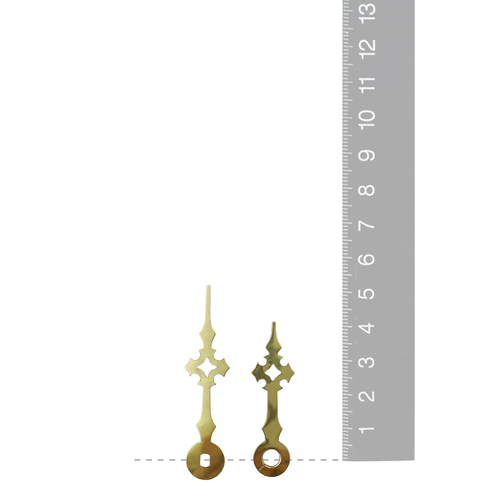 Gold Gothic Euroshaft Quartz Hands (52mm & 40mm) image