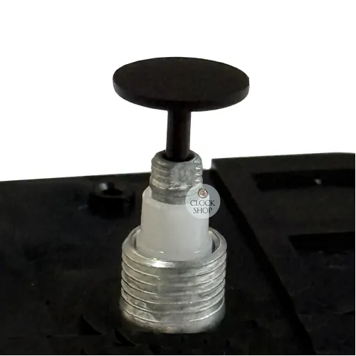 Black Euroshaft Quartz Centre Button (9mm) image