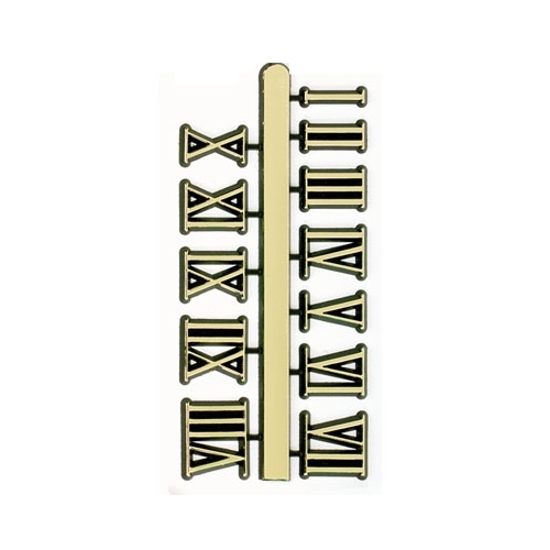 15mm Gold Roman Numerals image