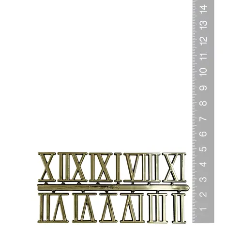 20mm Gold Roman Numerals image