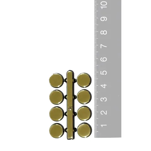 12mm Gold Numeral Dots (Set Of 8) image