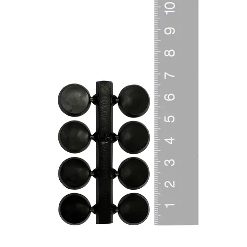 15mm Black Numeral Dots (Set Of 8) image