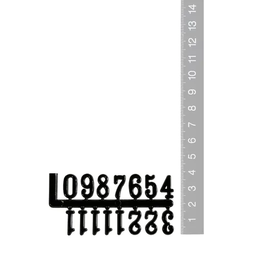 15mm Black Arabic Numerals image