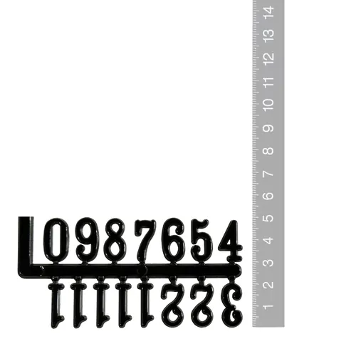 20mm Black Arabic Numerals image