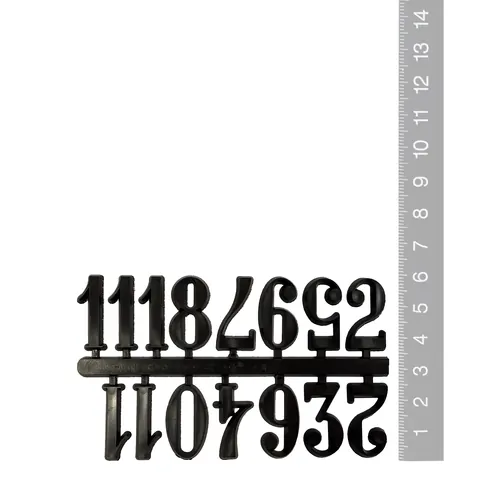 25mm Black Arabic Numerals image