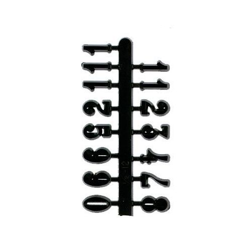 30mm Black Arabic Numerals image