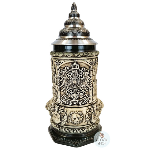 Deutschland Octagonal Beer Stein Rustic 0.75L By KING image