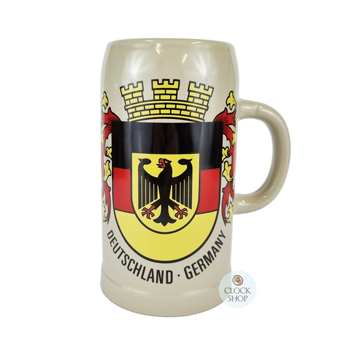 German Coat Of Arms Stoneware Beer Mug 1L By Böckling