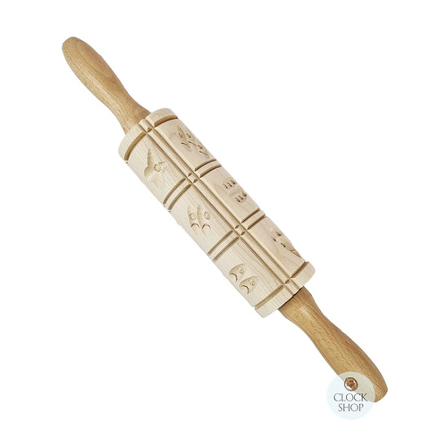 Springerle Rolling Pin- 12 Designs (Assorted) image