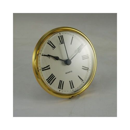 Round Roman Gold 103mm - Quartz Clock Movement