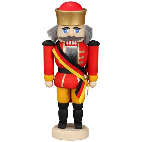 13cm German King Nutcracker By Seiffener image