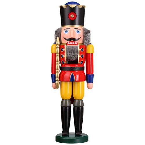 50cm King in Red and Yellow Nutcracker By Seiffener 