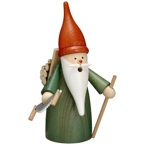 16cm Forest Gnome German Incense Burner By Seiffener
