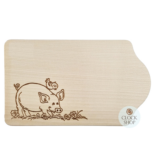 Cutting Board With Pig 