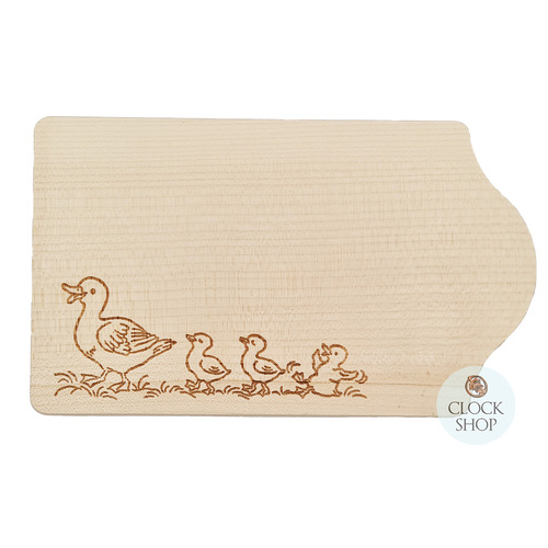 Cutting Board With Duck Family