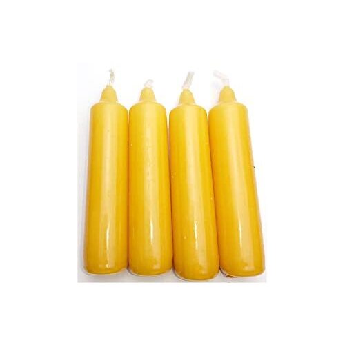 Pack Of 4 Gold Candles 21mm Diameter
