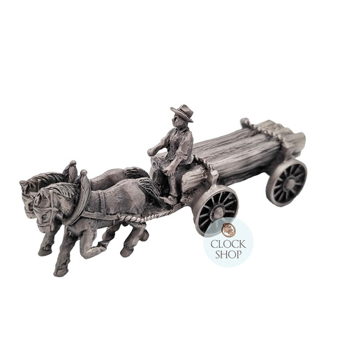 Pewter Horse & Logger