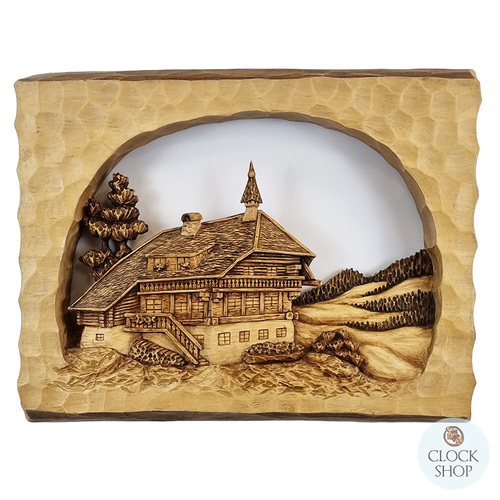 Black Forest Chalet Wall Carving By Thomas Eyring image