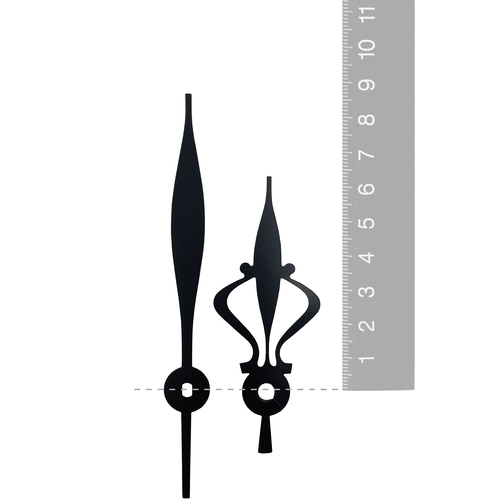 Black Ornate Euroshaft Quartz Hands (87mm & 64mm) image