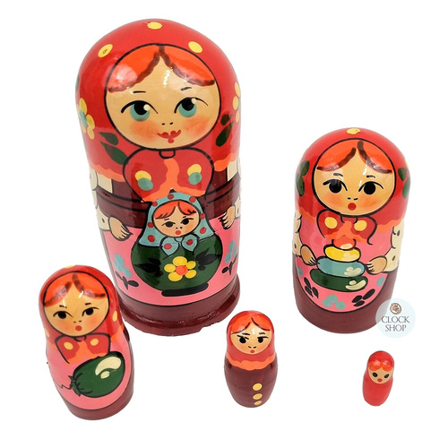 Zagorsk Russian Dolls 11cm (Set Of 5)