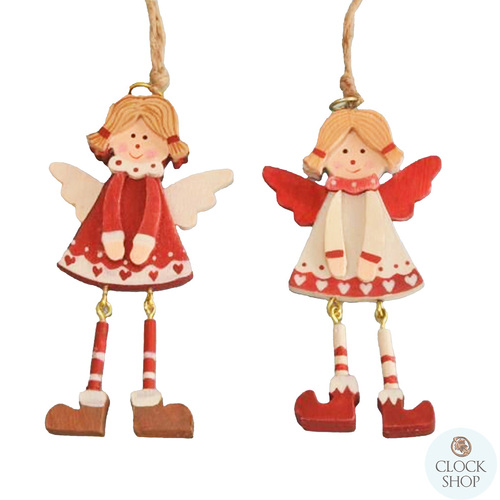 9cm Angel With Dangly Legs Hanging Decoration- Assorted Designs