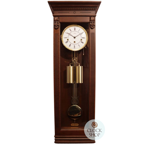 98cm Walnut 8 Day Mechanical Regulator Wall Clock By AMS