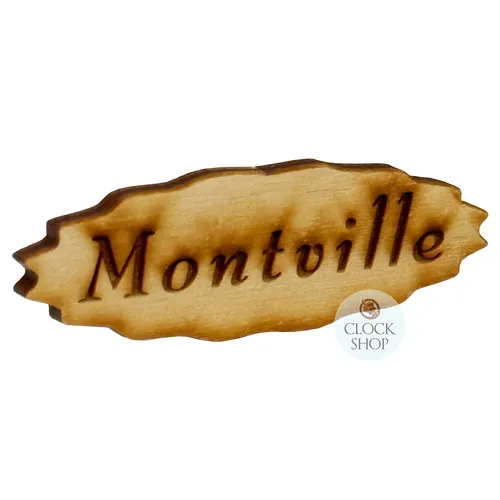 Wooden Montville Badge image