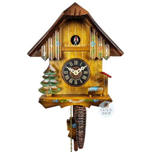 1/4 Hour 1 Day Mechanical Chalet Cuckoo Clock 20cm By ENGSTLER