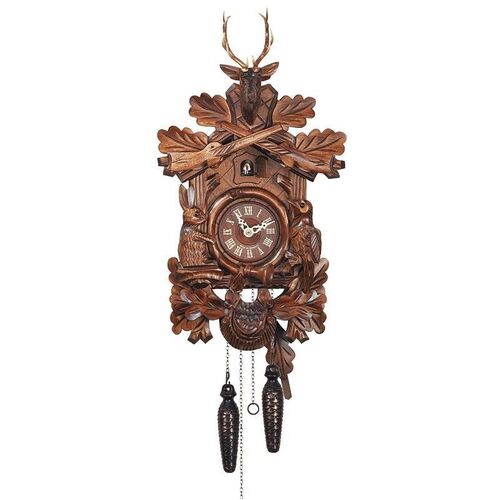 Before The Hunt 1 Day Mechanical Carved Cuckoo Clock 40cm By ENGSTLER