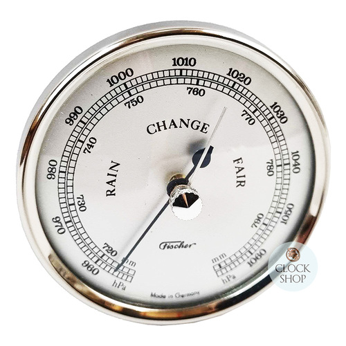 6.3cm Silver Barometer Insert By FISCHER