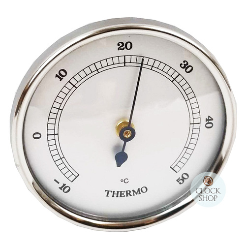 6.3cm Silver Thermometer Insert By FISCHER