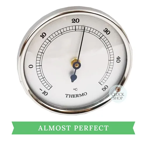6.3cm Silver Thermometer Insert By FISCHER (Small Flaw) image