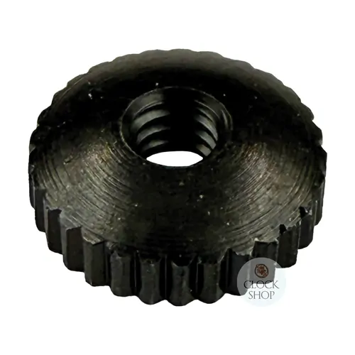Small Black Handnut for Hermle Mechanical Clocks image