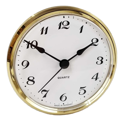 Round Arabic Gold 103mm - Quartz Clock Movement 