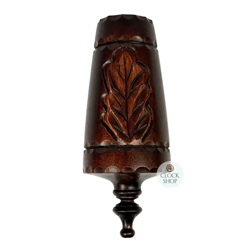 Hand Carved Chain Cup - Oak Leaf image