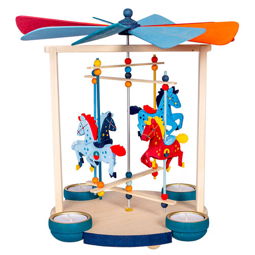 30cm Carousel Christmas Pyramid By Graupner image