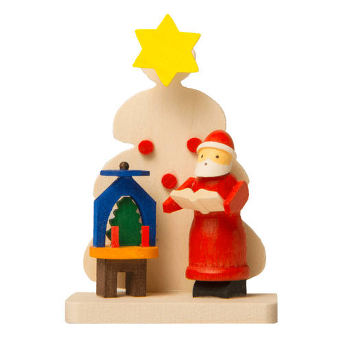 6cm Santa With Pyramid By Graupner