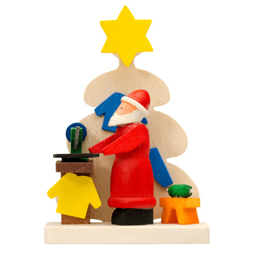 6cm Santa With Sewing Machine By Graupner image