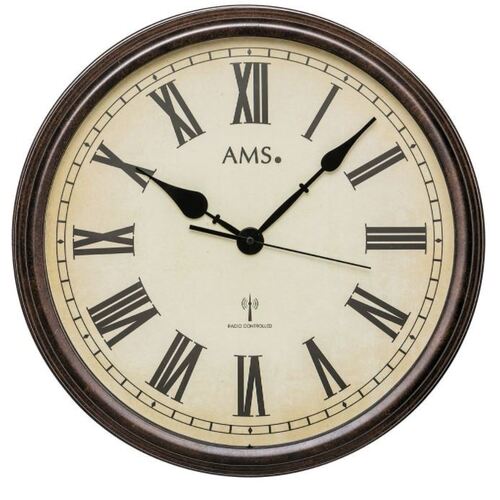 42cm Antique Style Round Wall Clock With Roman Numerals By AMS