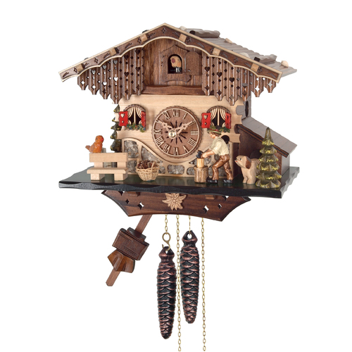 Alpine Chalet 1 Day Mechanical Chalet Cuckoo Clock 22cm By ENGSTLER
