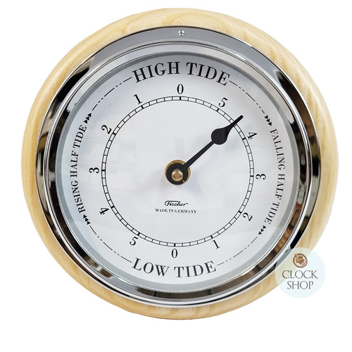 17cm Ash Quartz Tide Clock By FISCHER