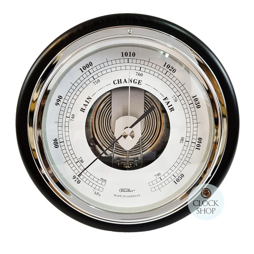17cm Black Barometer By FISCHER