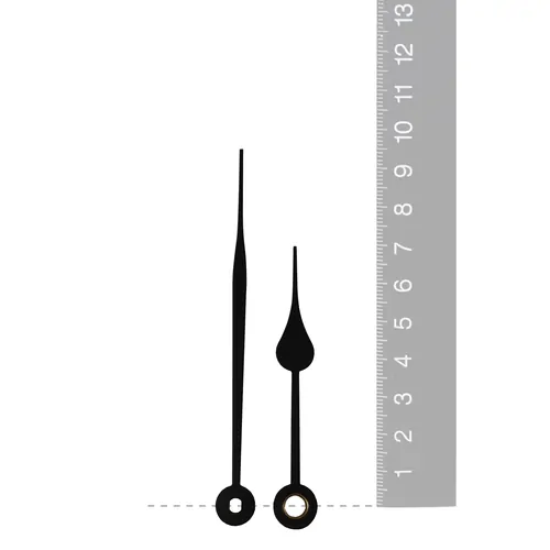 Black Spade Euroshaft UTS Quartz Hands (95mm & 68mm) image
