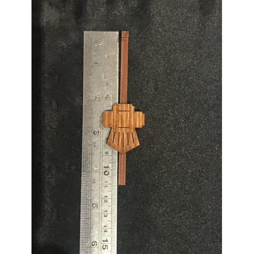 Pendulum For Novelty Battery Clock - Chalet Style Small Bob  110mm