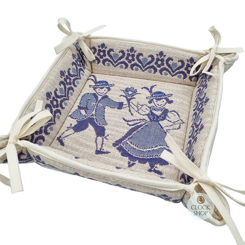 Blue Dancers Bread Basket By Schatz